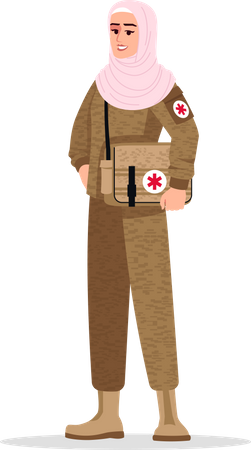 Combat medic  Illustration