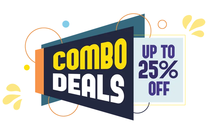 Combo Deals Offer  Illustration