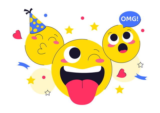 Celebração do Dia Mundial do Sorriso  Ilustração