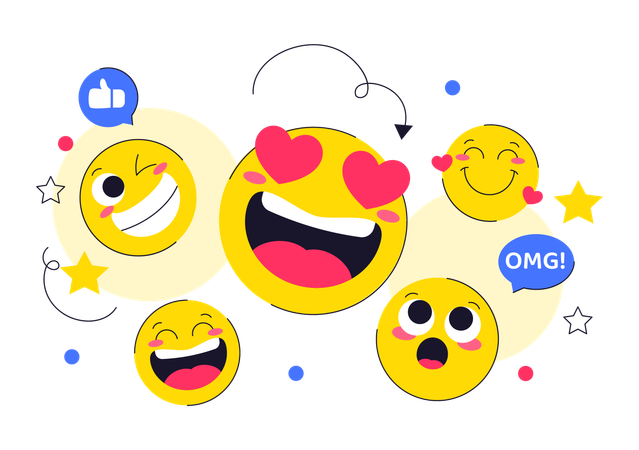 Celebração do Dia Mundial do Sorriso  Ilustração