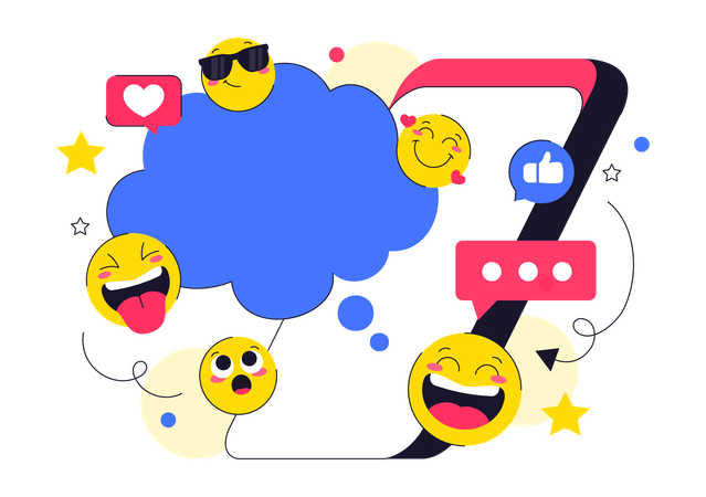 Celebração do Dia Mundial do Sorriso  Ilustração