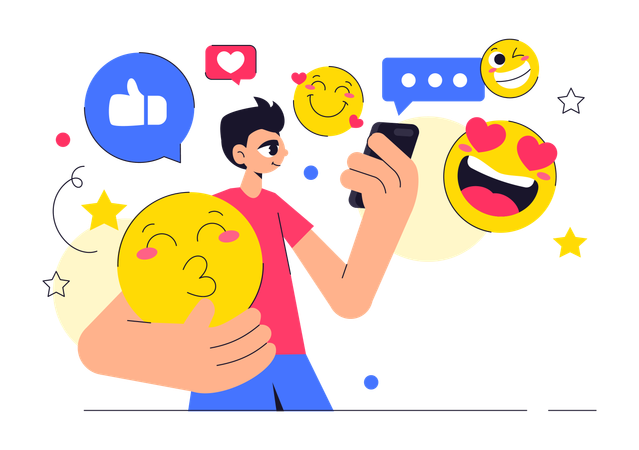 Celebração do Dia Mundial do Sorriso  Ilustração