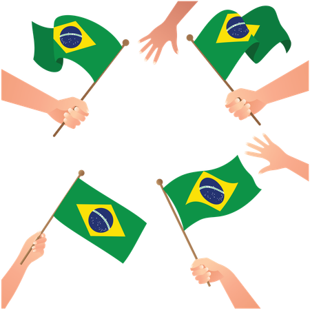 Comemore o dia da Independência do Brasil  Ilustração