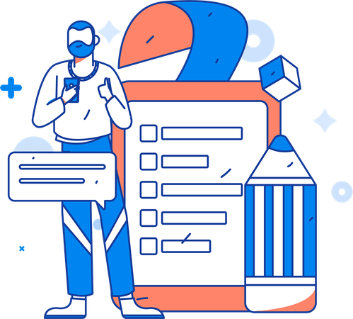 Comentarios de los clientes  Illustration