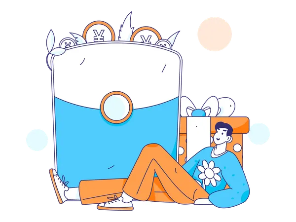 Comércio eletrônico  Ilustração