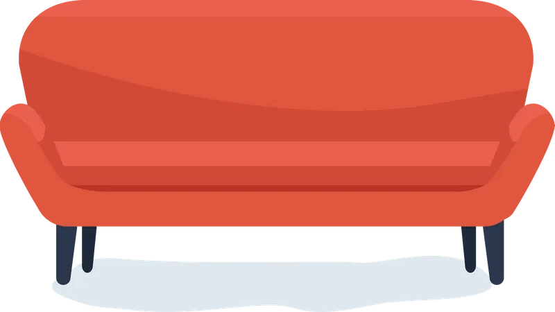 Comfortable sofa  Illustration