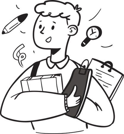 Comic character  Illustration