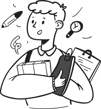 Comic character  Illustration