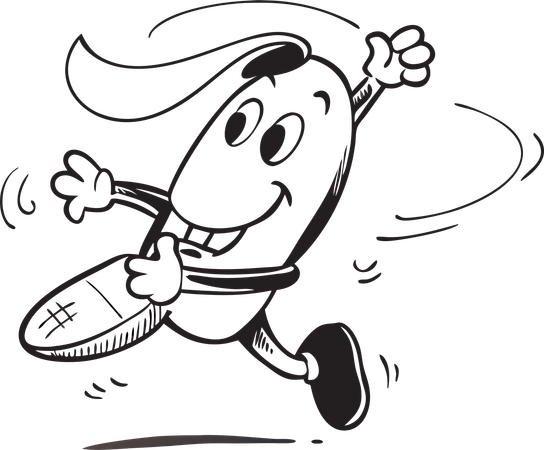 Comic dance  Illustration