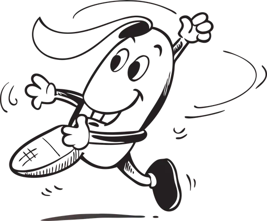 Comic dance  Illustration