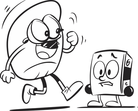 漫画ヒーロー  イラスト