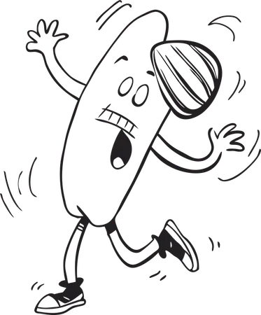 코믹 악당  일러스트레이션
