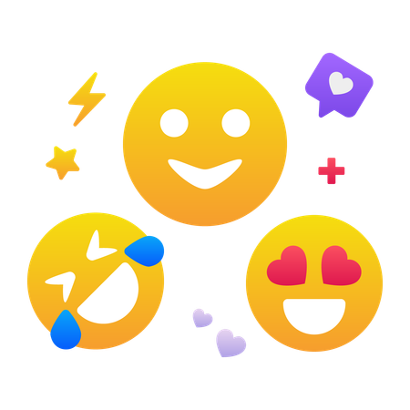 Émoji de commentaires clients  Illustration