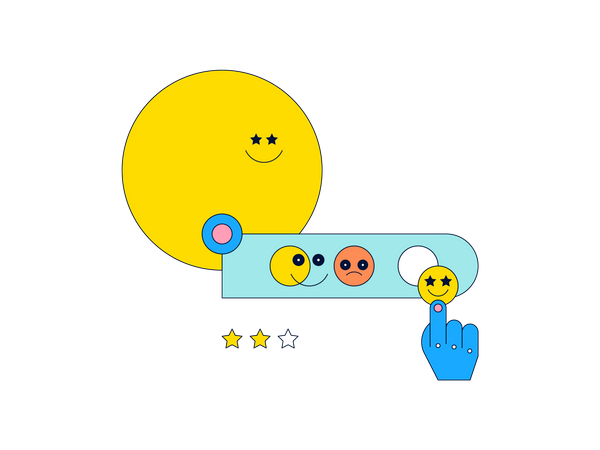 Commentaires émoticônes  Illustration