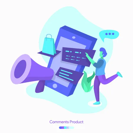 Comments product Illustration