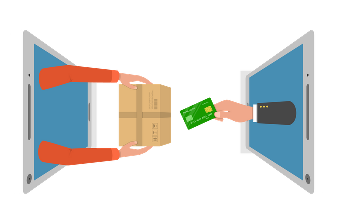 Commerce électronique  Illustration
