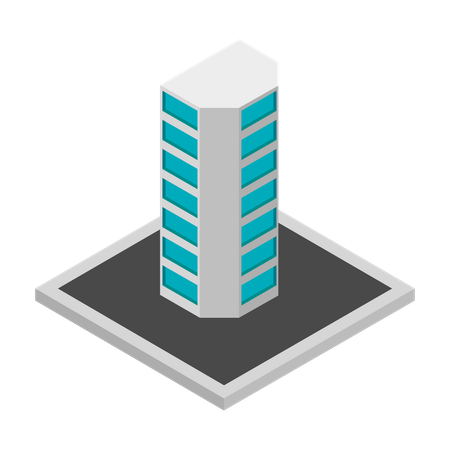 Commercial Building  Illustration