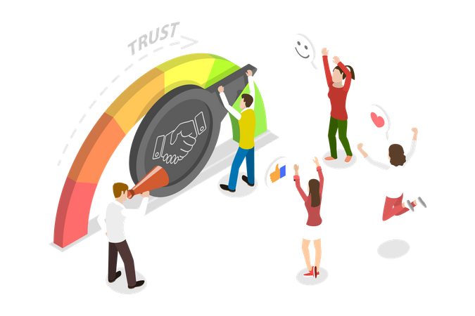 Commitment And Integrity  Illustration