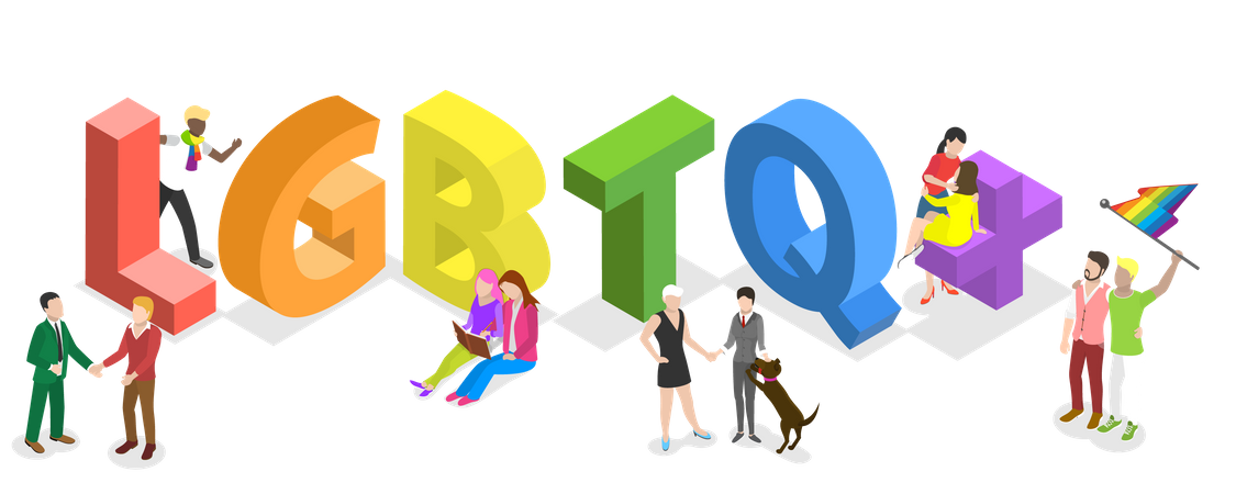 Communauté LGBTQ  Illustration