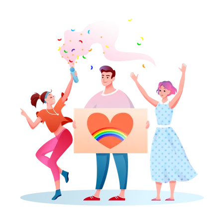 Communauté LGBTQ  Illustration