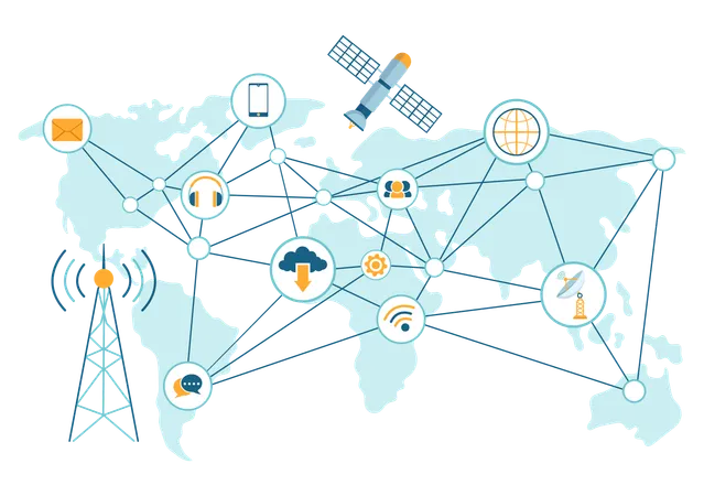 Communication mondiale sans fil  Illustration