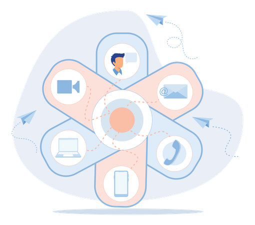 Communication integration  Illustration