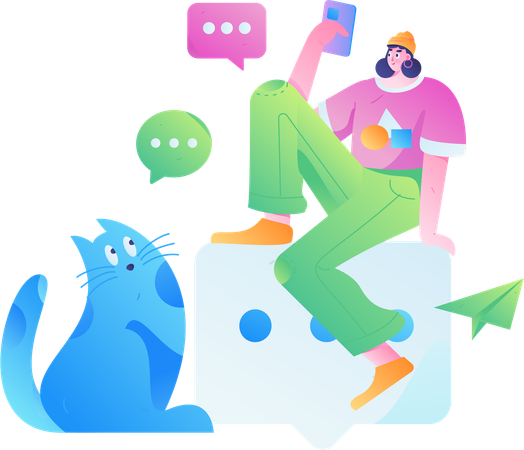 Communication Internet  Illustration