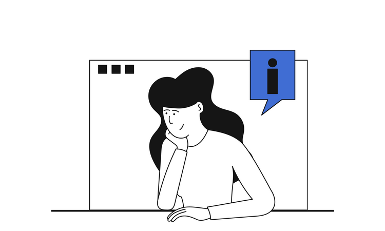 Communication internet d'entreprise  Illustration