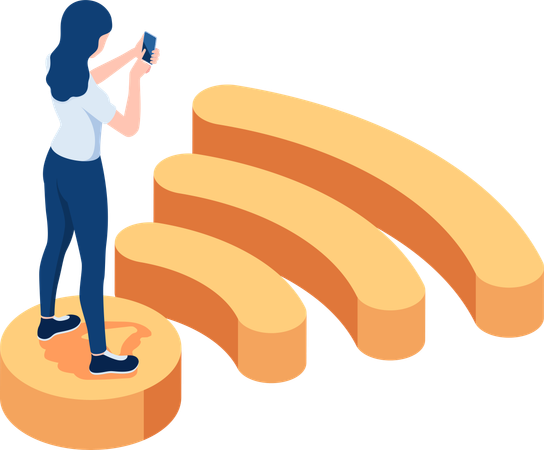 Communication sans fil  Illustration