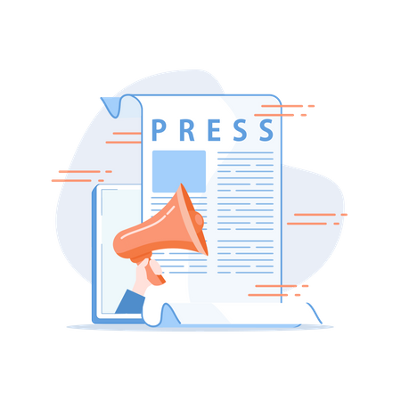 Communiqué de presse  Illustration