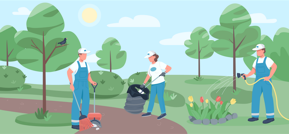 Community work  Illustration