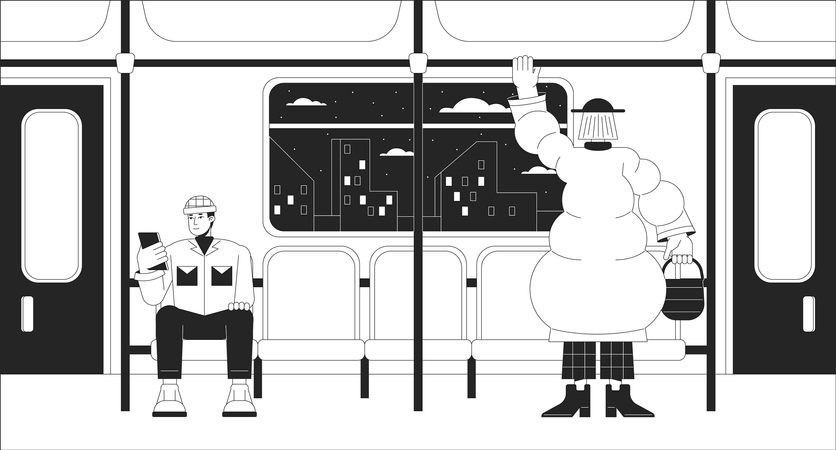 Commutertrain  Illustration