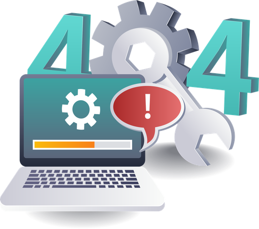 Como resolver o erro 404 em seu computador  Ilustração