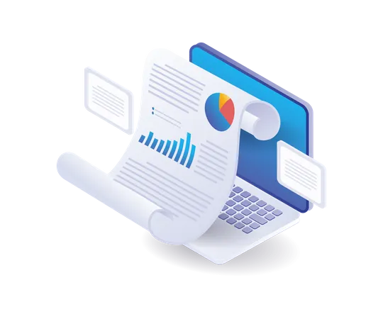 Company analysis data  Illustration