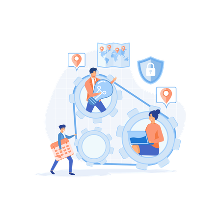 Company Development  Illustration