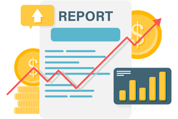 Company growth analysis  Illustration