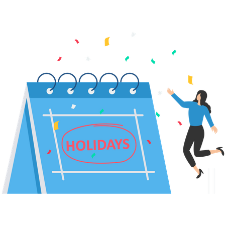 Company Holiday  Illustration