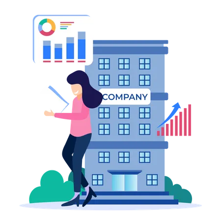 Company report  Illustration