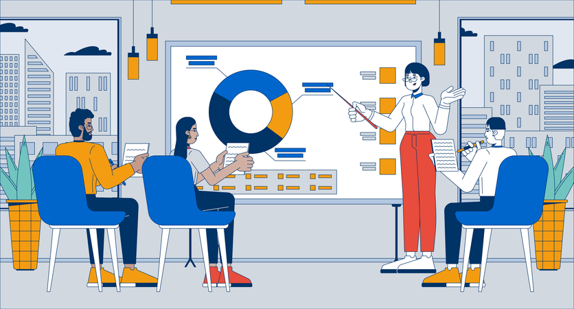 Company summary of fiscal year  Illustration