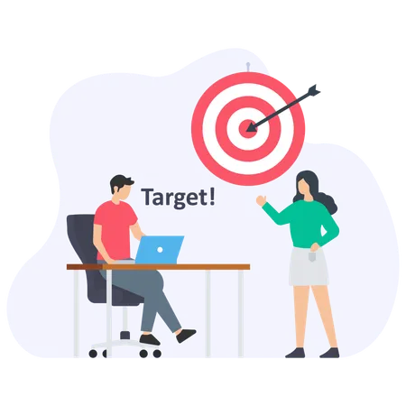 Company Target  Illustration