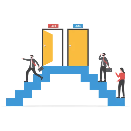 Comparaison entre les compétences des employés et celles des robots  Illustration