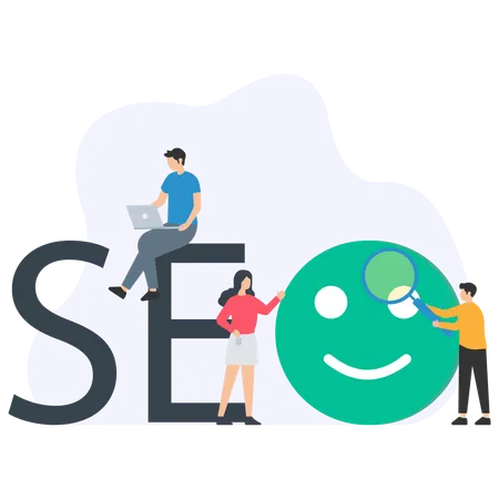 SEO amigable  Ilustración