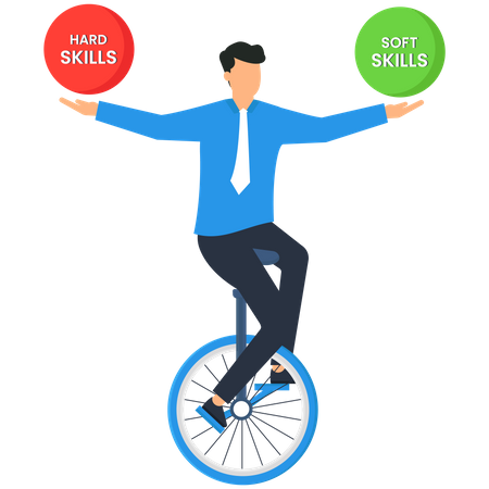 Compétences techniques vs compétences générales  Illustration