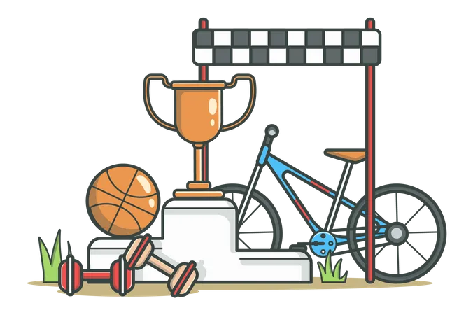 Competición deportiva  Ilustración