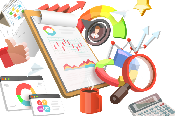 Competitor Analysis Tool  Illustration