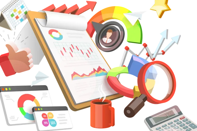 Competitor Analysis Tool  Illustration