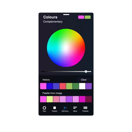 Complementary Color Picker  Illustration