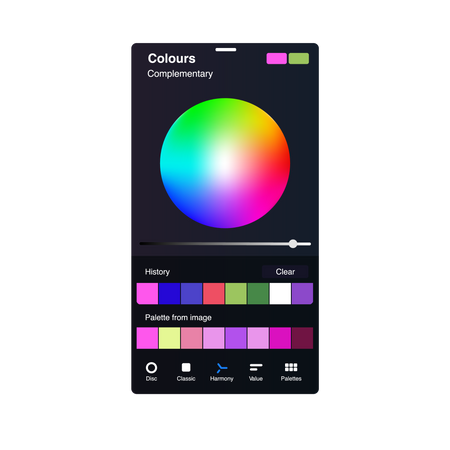 Complementary Color Picker  Illustration