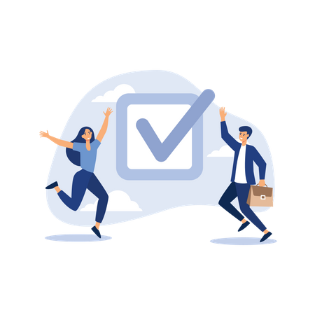 Complete task  Illustration