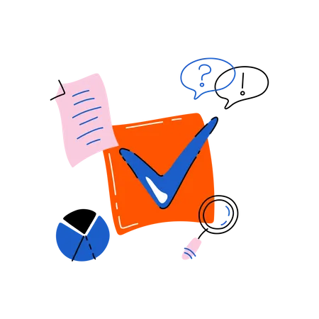 Completed tasks  Illustration